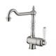 Abey Armando Vicario Provincial Single Lever Basin Mixer Brushed Nicke - Burdens Plumbing