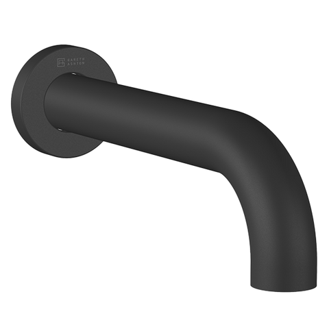 Abey Lucia Curved Basin Spout 200mm Black