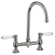 Abey Provincial Exp Breech Kitchen Tap Porc Handle B/Nickel - Burdens Plumbing