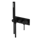 Abey Poco 3 Hole Bath / Shower Set Black 6Bs-Ws-B - Burdens Plumbing