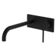 Abey Poco Wall Set 220mm Black 6B-Ws220-B - Burdens Plumbing