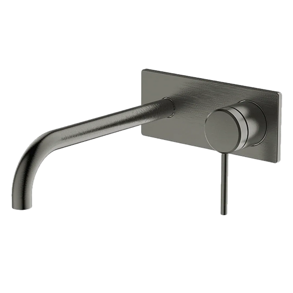 Abey Poco Wall Set 220mm Gun Metal 6B-Ws220-Gm - Burdens Plumbing