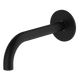Abey Poco Curved 165mm Basin Spout Black 6S-C165-B - Burdens Plumbing