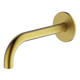 Abey Poco Curved 165mm Basin Spout Brushed Brass 6S-C165-Bb - Burdens Plumbing