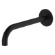 Abey Poco Curved 220mm Basin Spout Black 6S-C220-B - Burdens Plumbing