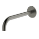 Abey Poco Curved 220mm Basin Spout Gun Metal 6S-C220-Gm - Burdens Plumbing