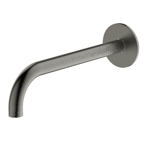 Abey Poco Curved 220mm Basin Spout Gun Metal 6S-C220-Gm