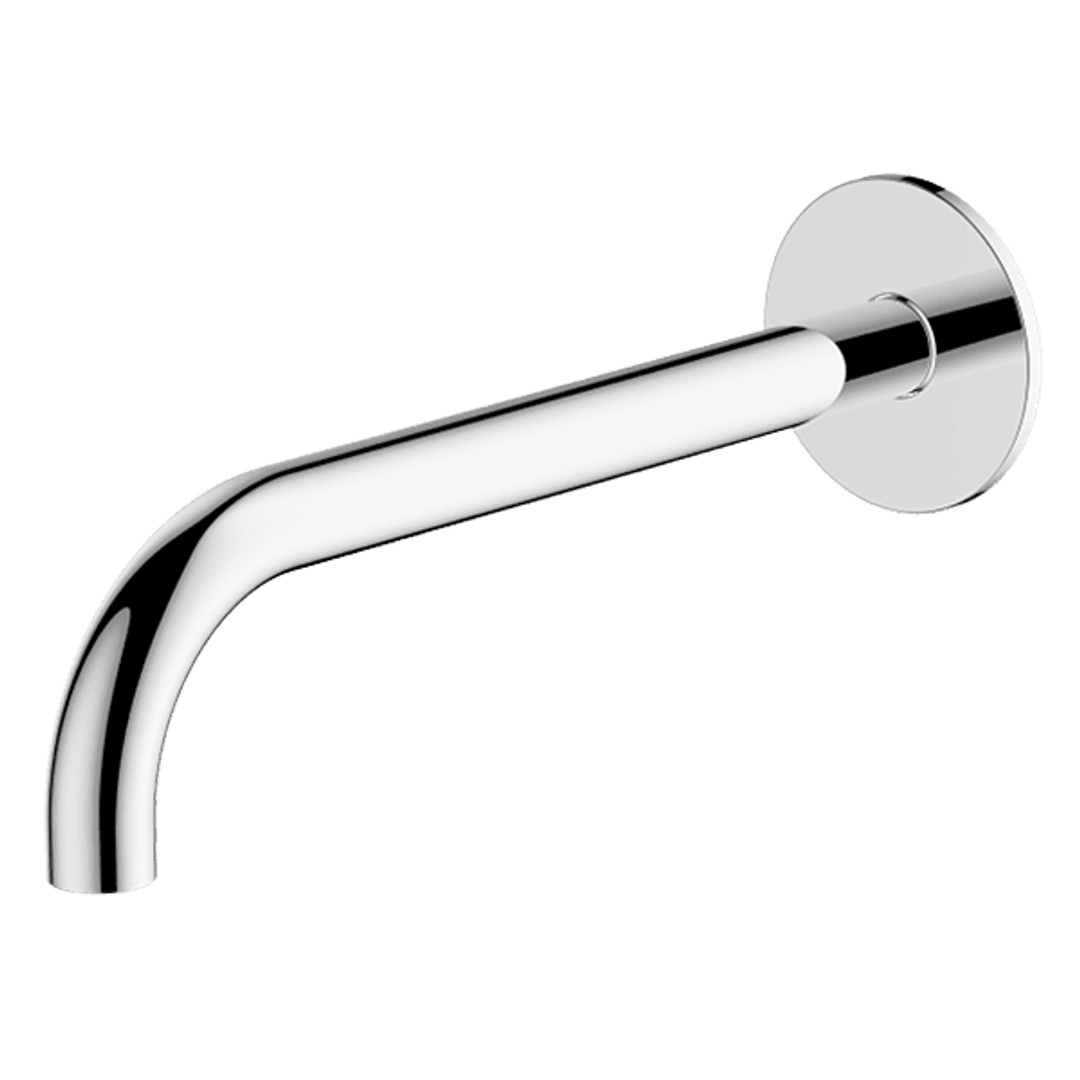 Abey Poco Curved 220mm Basin Spout Chrome 6S-C220