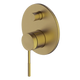 Abey Poco Divertor Mixer External Brushed Brass 6Shd-Ext-Bb - Burdens Plumbing