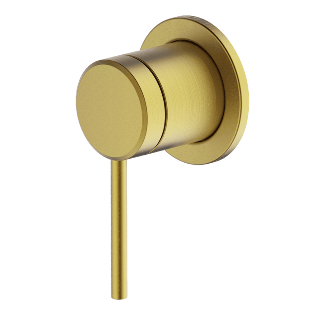 Abey Poco Shower Mixer External Brushed Brass 6Sh-Ext-Bb