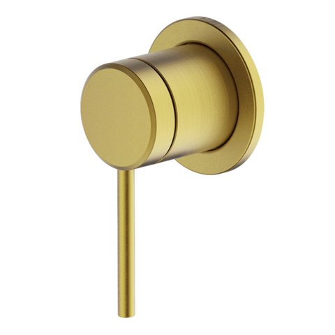 Abey Poco Shower Mixer External Brushed Brass 6Sh-Ext-Bb