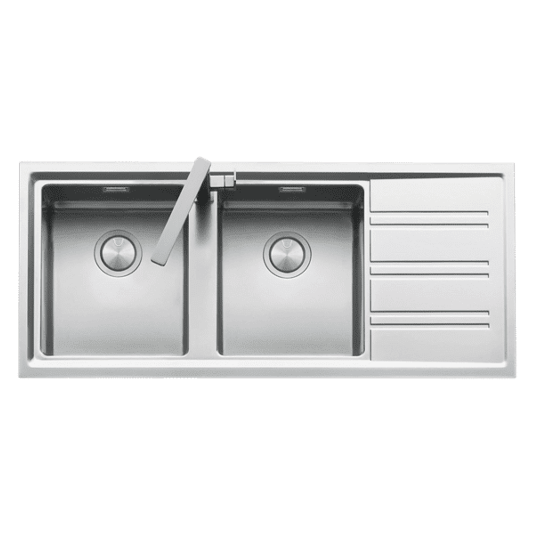 Abey Barazza Easy 200 Double Bowl Sink  Only S/S