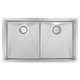 Abey Piazza Double Square Bowl - Burdens Plumbing