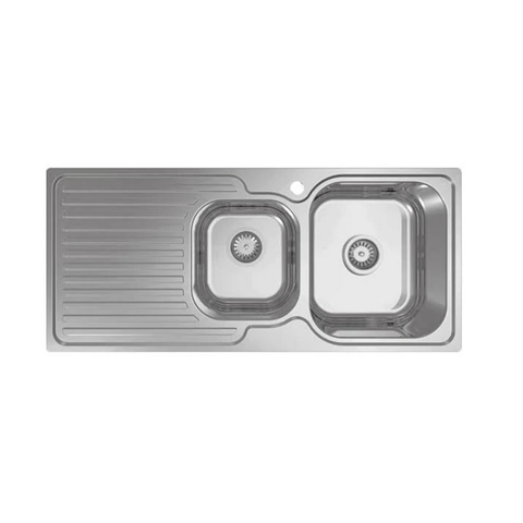 Abey Entry 1 & 3/4 Right Bowl Sink 1080mm X 480mm En175R