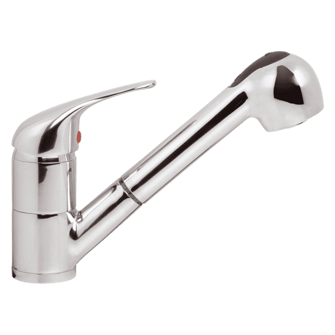 Abey Mix Master Kitchen Mixer With Pull Out Spray Chrome