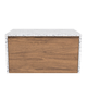 TIMBERLINE AINSWORTH VANITY 1200MM LEFT BOWL SILKSURFACE WATERFALL WG UC TOP WALL HUNG