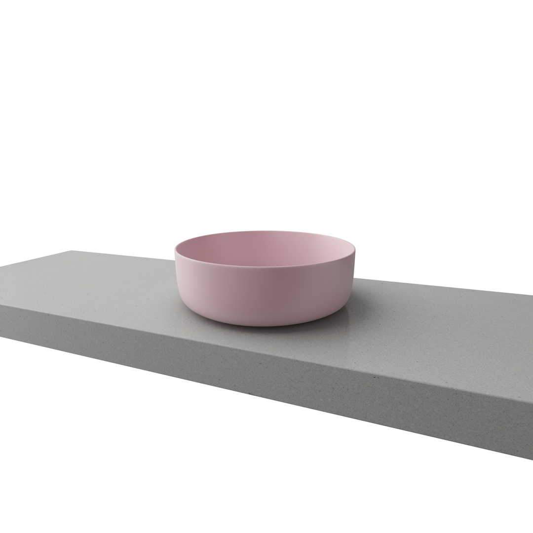 Timberline Allure Above Counter Ceramic Basin Matte Pink