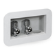 Allproof Laundry Outlet Box Plastic Large Inc Taps Lob Lrgt