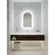 Remer A-Series Arch Backlit Mirror With Demister