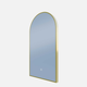 Remer A-Series Arch Backlit Mirror With Demister Nordic Gold Frame