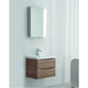 Belbagno Ancona 600mm Wall Hung Vanity Silver Oak 600 X 420 X 450