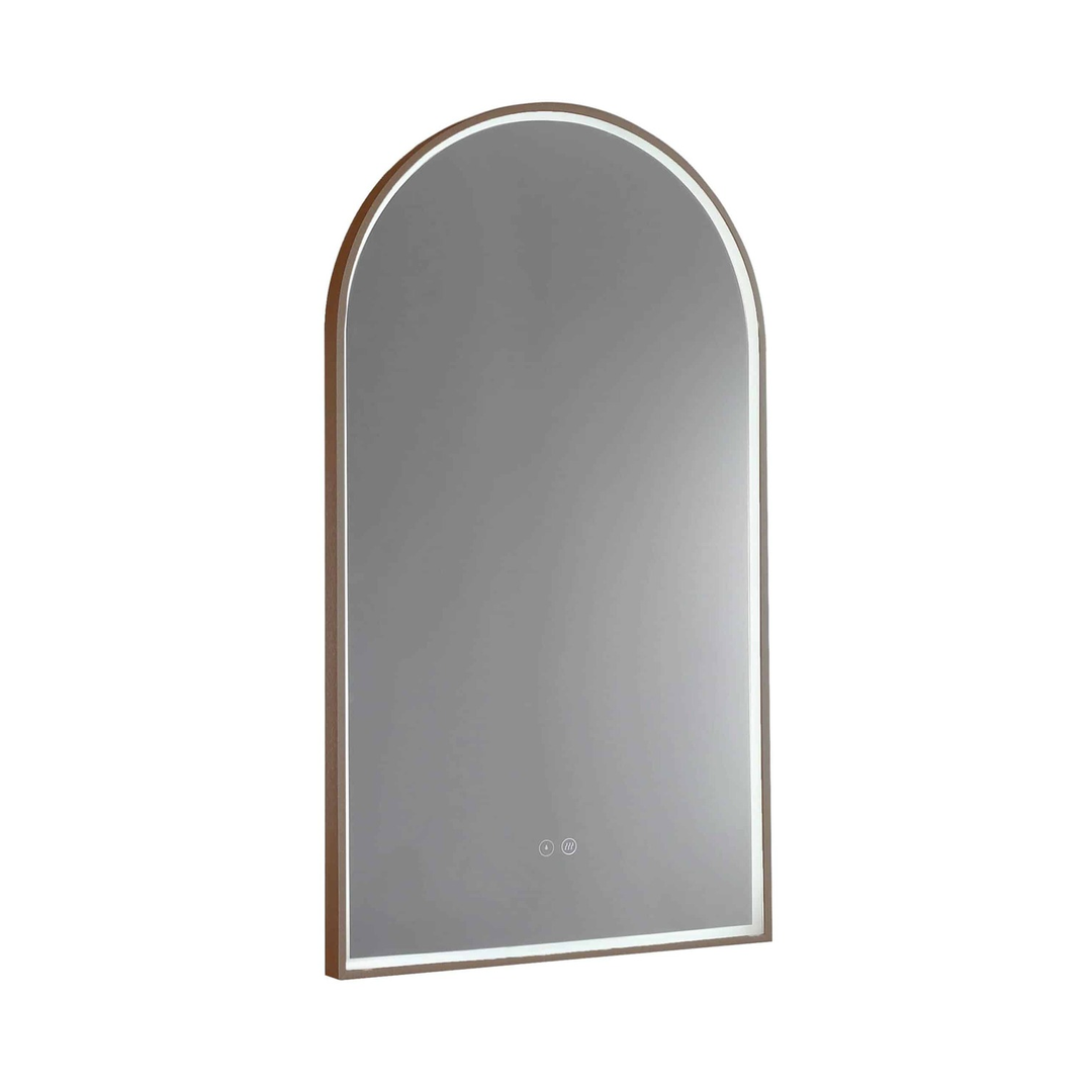 Remer Arch 500D Led Mirror Cuban Bronze Frame With Mirage Magnifier