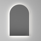 Backlit Arch Shape Mirror With Cool Light 500X800X45Mm 47Wat Includes Mirror Demister