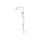 Greens Ashmore Bubblejet Twin Rail Shower Chrome