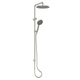 GREENS ROCCO TWIN RAIL SHOWER BRUSHED NICKEL