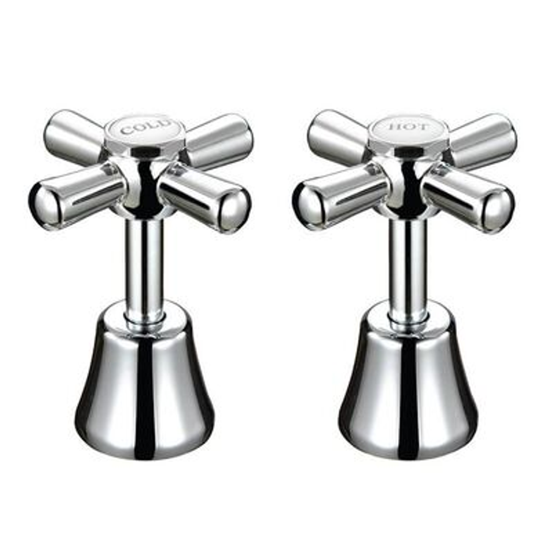 Wh Ezy Clean J/V Pillar Top Assemblies Chrome Pr 2667