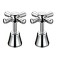 Wh Ezy Clean J/V Pillar Top Assemblies Chrome Pr 2667