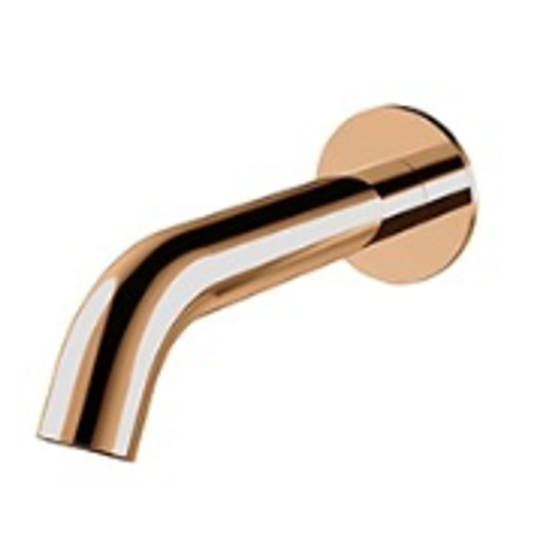 Axus Round 150Mm Wall Mounted Spout Rose Gold Pvd