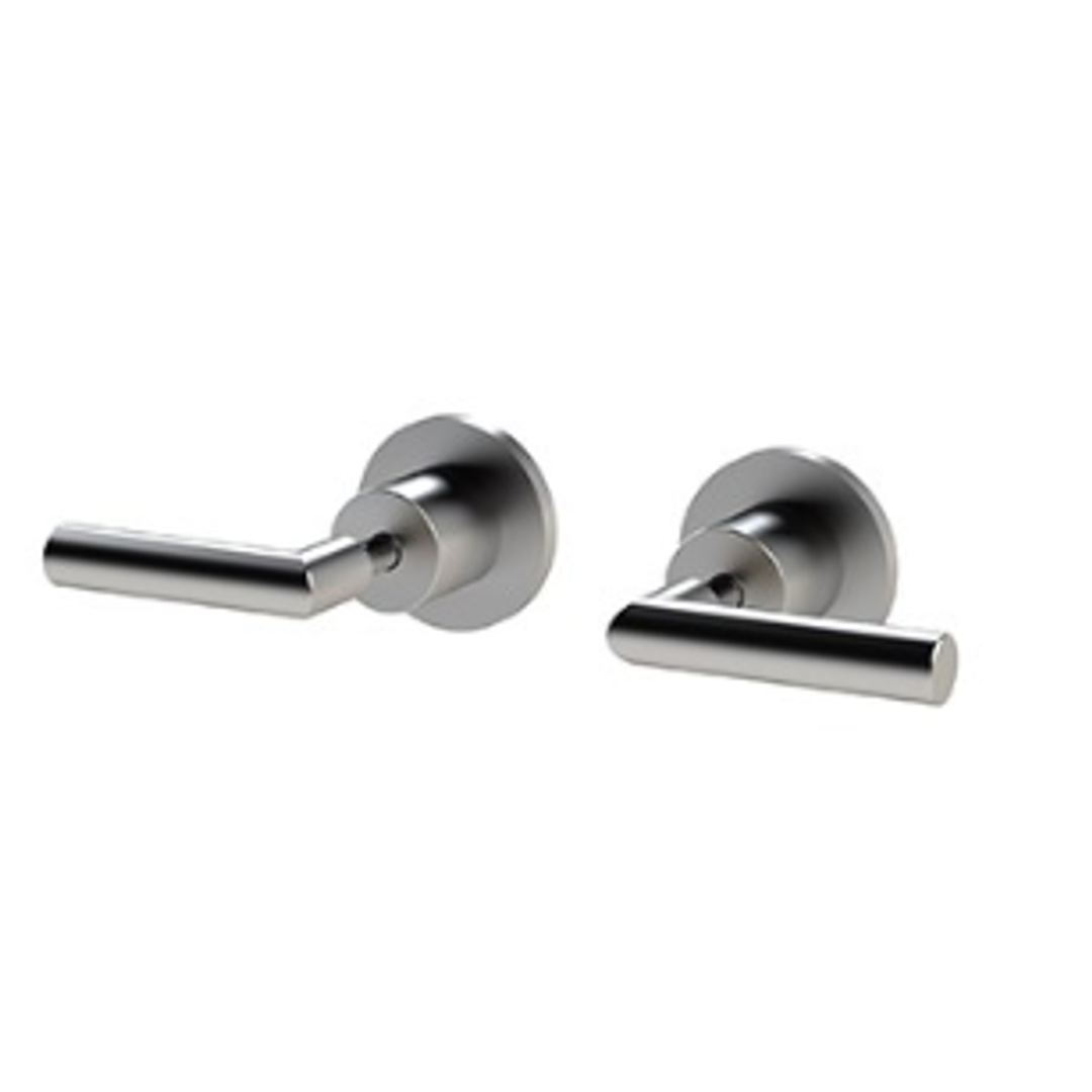 Streamline Axus Lever Wall Taps Set_Brushed Nickel Pvd