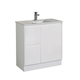 Aulic Alice Finger Pull Cabinet 750L With Cato Flat Stone Top