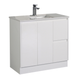 Aulic Alice Finger Pull Cabinet 900L With Pure Flat Stone Top