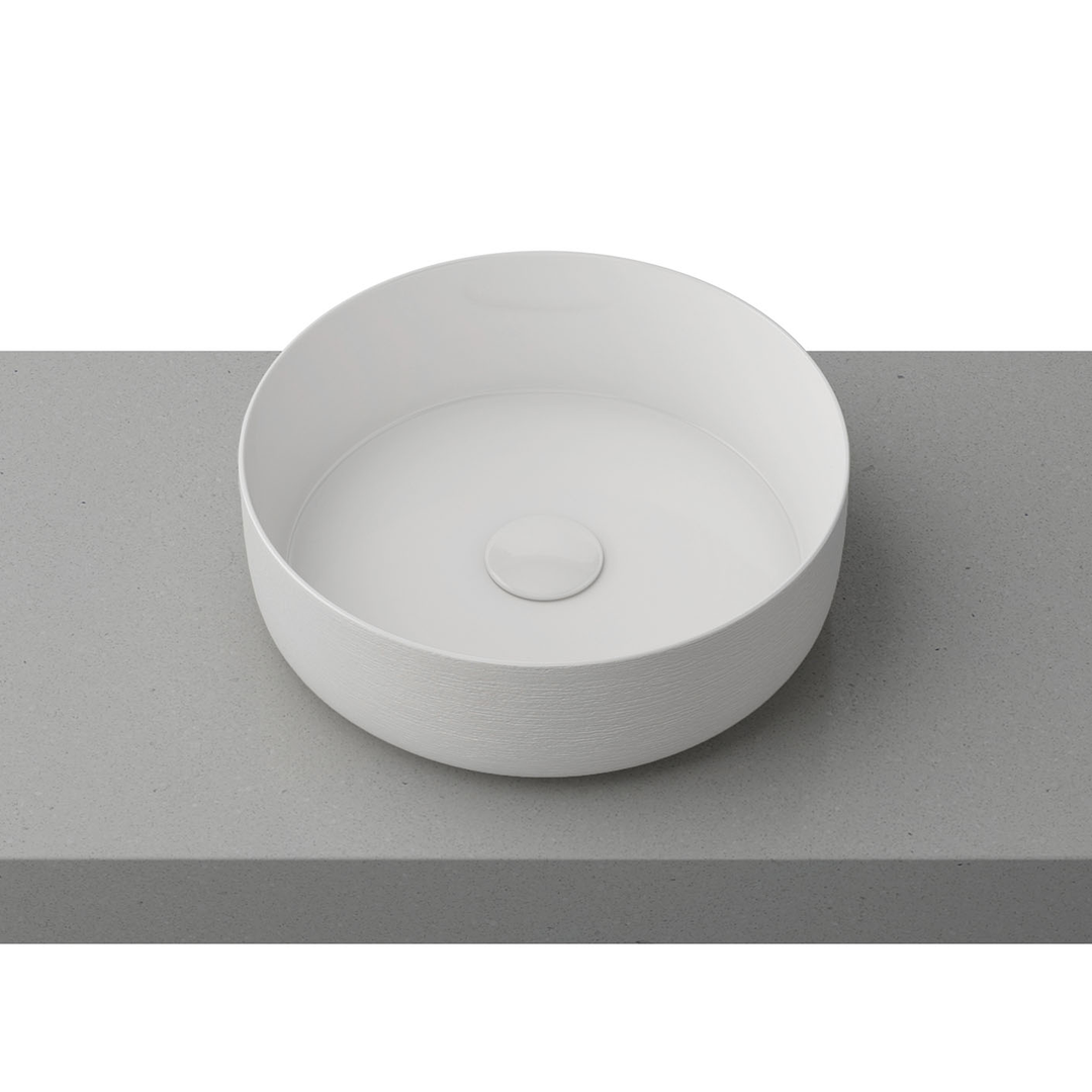 Timberline Allure Raked Above Counter Basin White Gloss