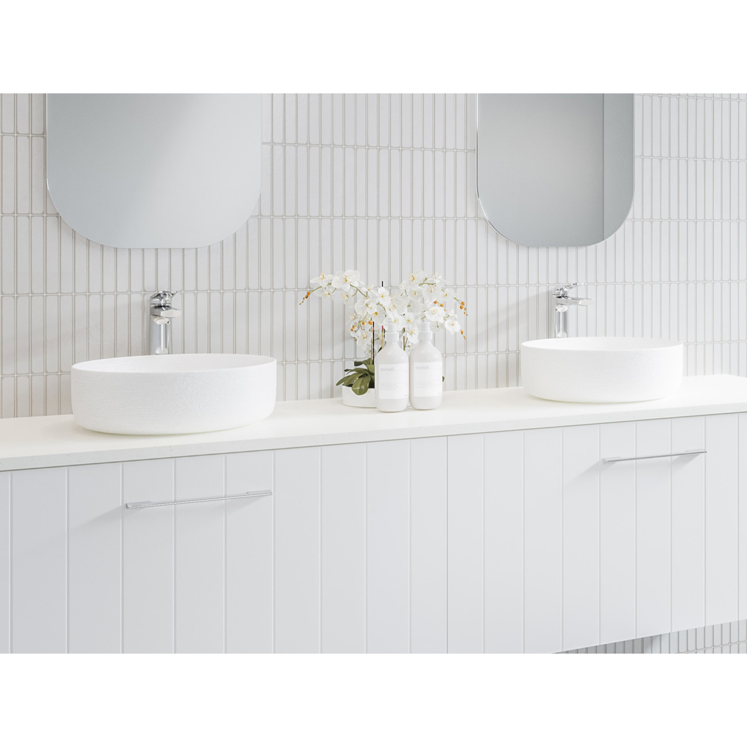 Timberline Allure Raked Above Counter Basin White Gloss