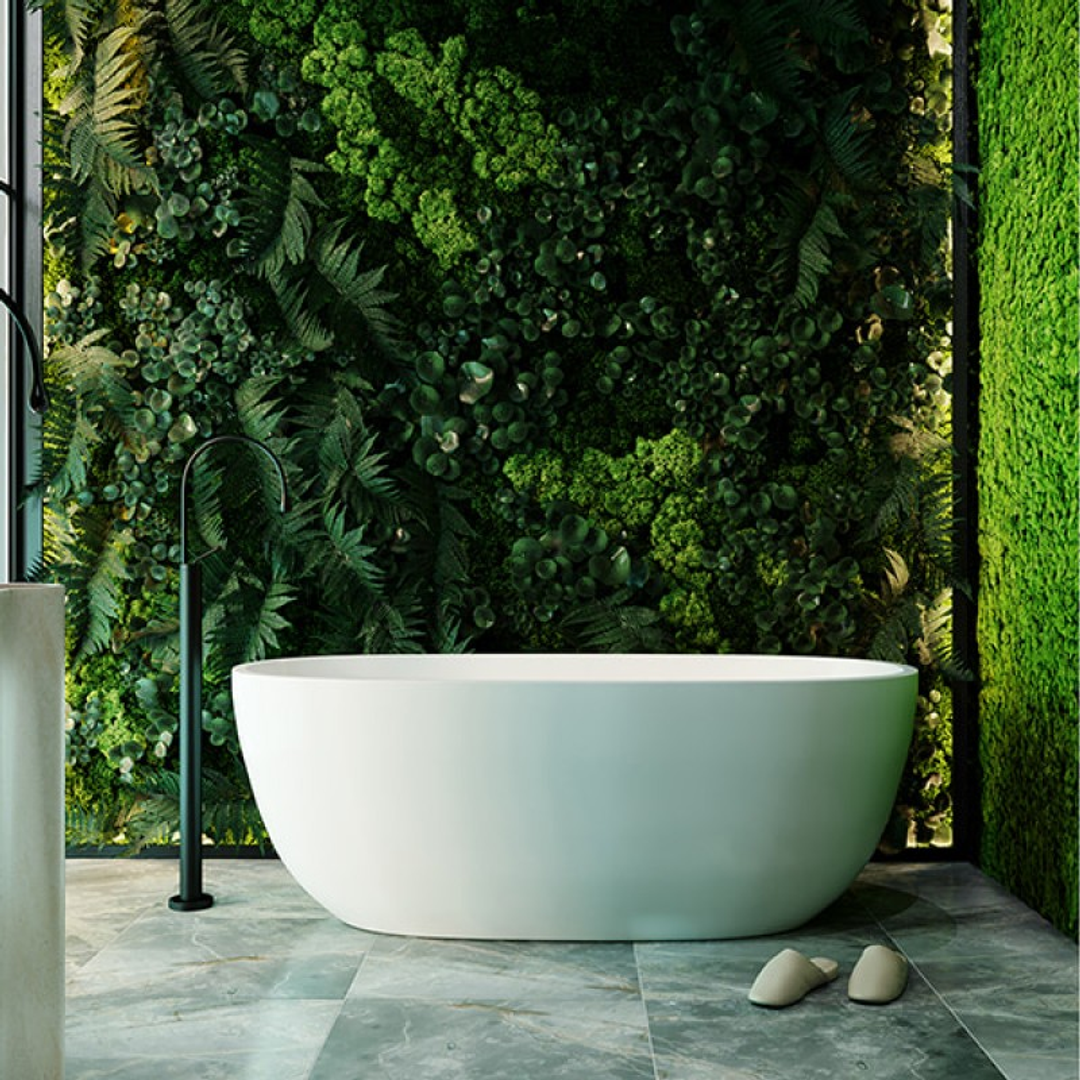 Belbagno Ally Freestanding Bath Gloss White 1700mm