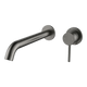 Streamline Axus Ext Part Pin Wall Mount 220Mm Spout Basin Mixer Dark Bronze Pvd