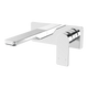 Streamline Kibo Wall Mnt 150Mm Spout Basin Mixer Ext Part Chrome