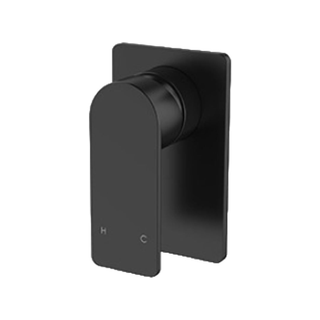 Streamline Kibo Shower Or Bath Mixer External Part Only Matte Black