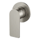 Streamline Kibo Shower Or Bath Mixer 75Mm Round Cover Plate Ext Part Brushed Nickel Pvd