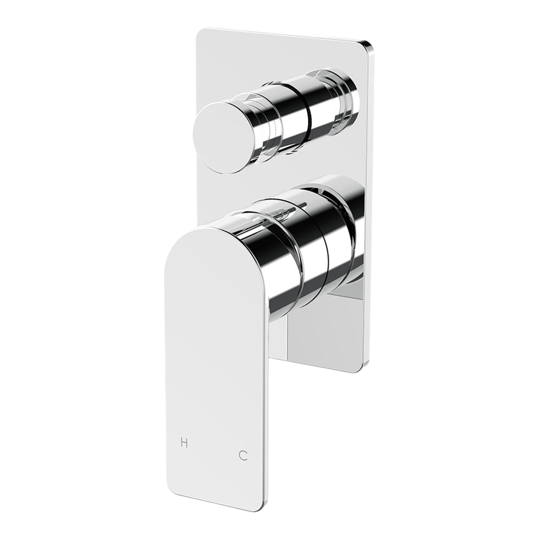 STREAMLINE KIBO SHOWER BATH MIXER WITH DIVERTER EXT PART ONLY CHROME