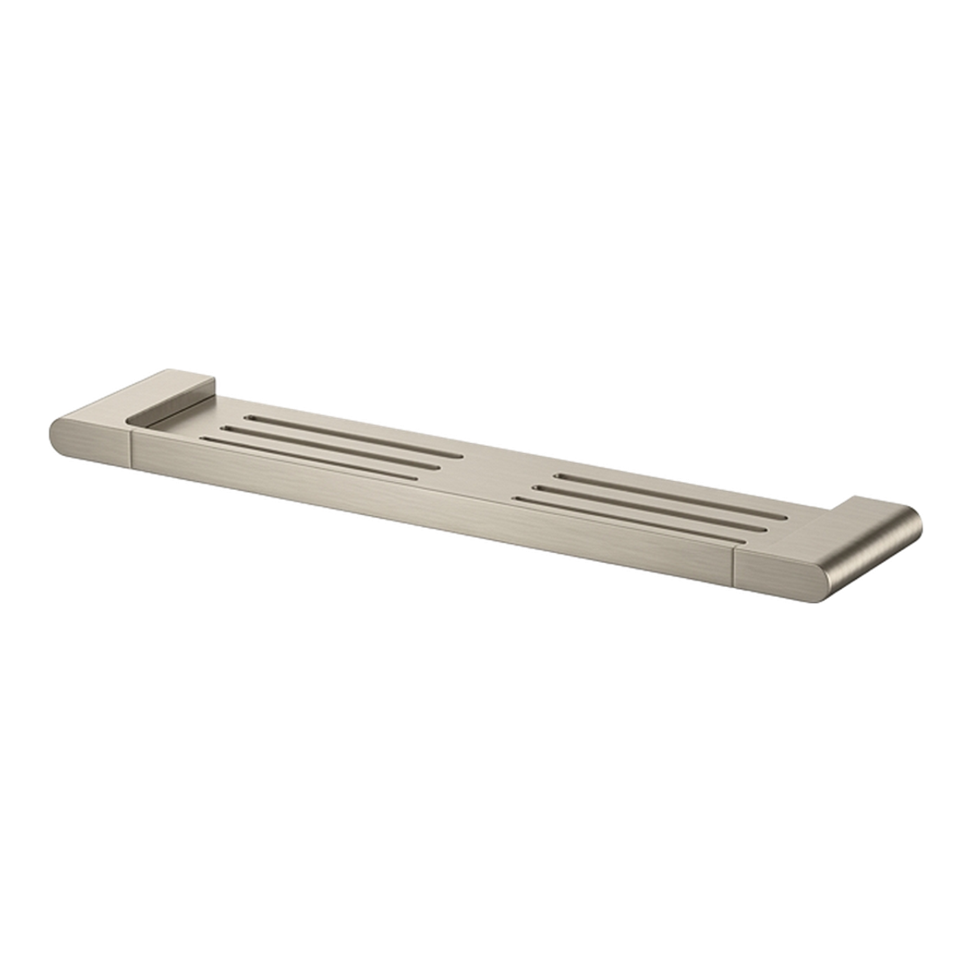 Streamline Kibo Shelf With Drain Slot 440Mm Brushed Nickel