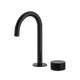 Streamline Vierra 2 Hole 227Mm Fixed Arch Spout Basin Mixer Matte Black