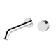 Streamline Ext. Part Vierra Wall Mount 220Mm Spout Basin Mixer Brushed Iron Pvd