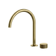 Streamline Vierra 2 Hole 296(H)X220(Proj) Swivel Arch Spout Sink Mixer_Brushed Brass Pvd