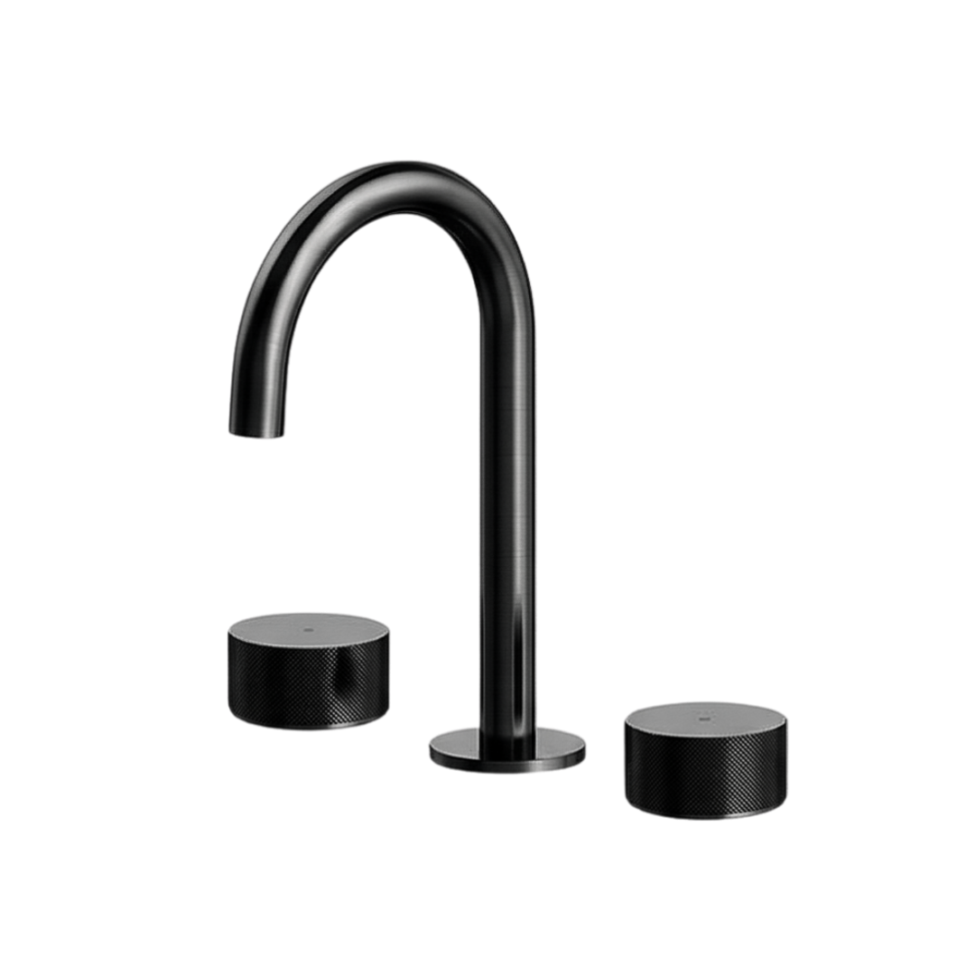 Streamline  Vierra 227(H)X127(Proj) Arch Spout Basin Set_Brushed Iron