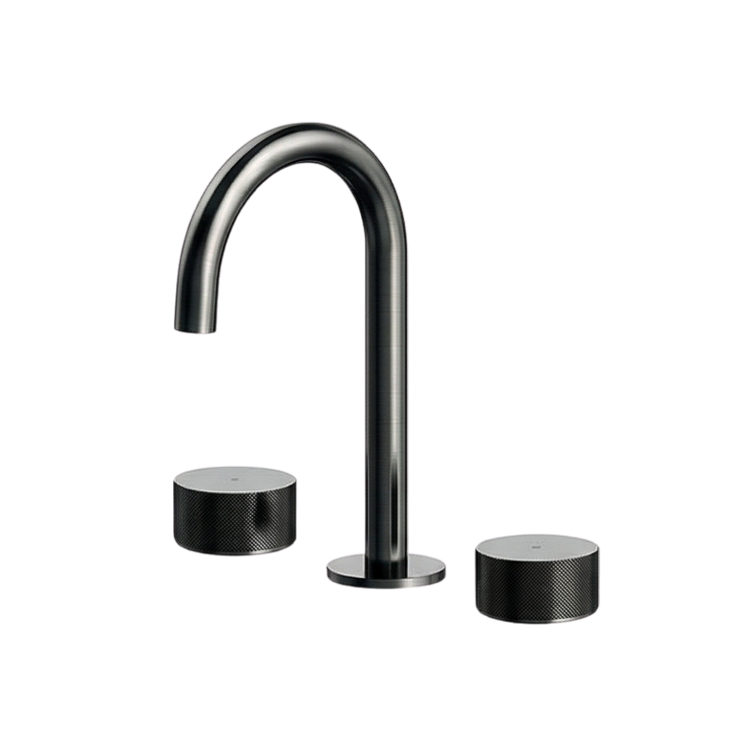 STREAMLINE  VIERRA 227(H)X127(PROJ) ARCH SPOUT BASIN SET_BRUSHED GUN METAL