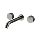 Streamline Vierra Wall Basin Set 220Mm Centre Spout_Dark Bronze Pvd
